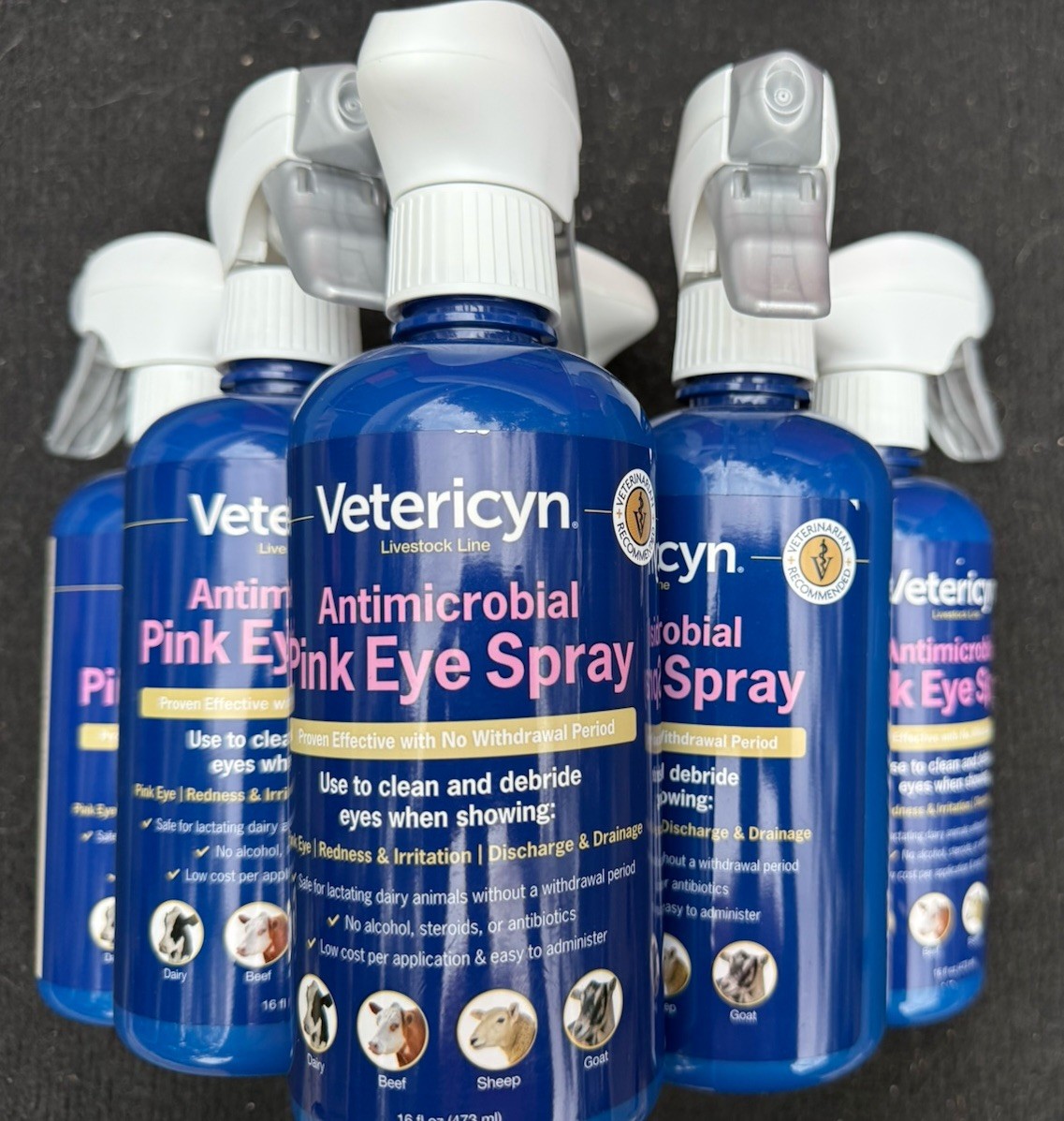 Vetericyn Pink Eye Spray 16oz. Irritated Eyes -  Exp 3/2027 - Free Shipping