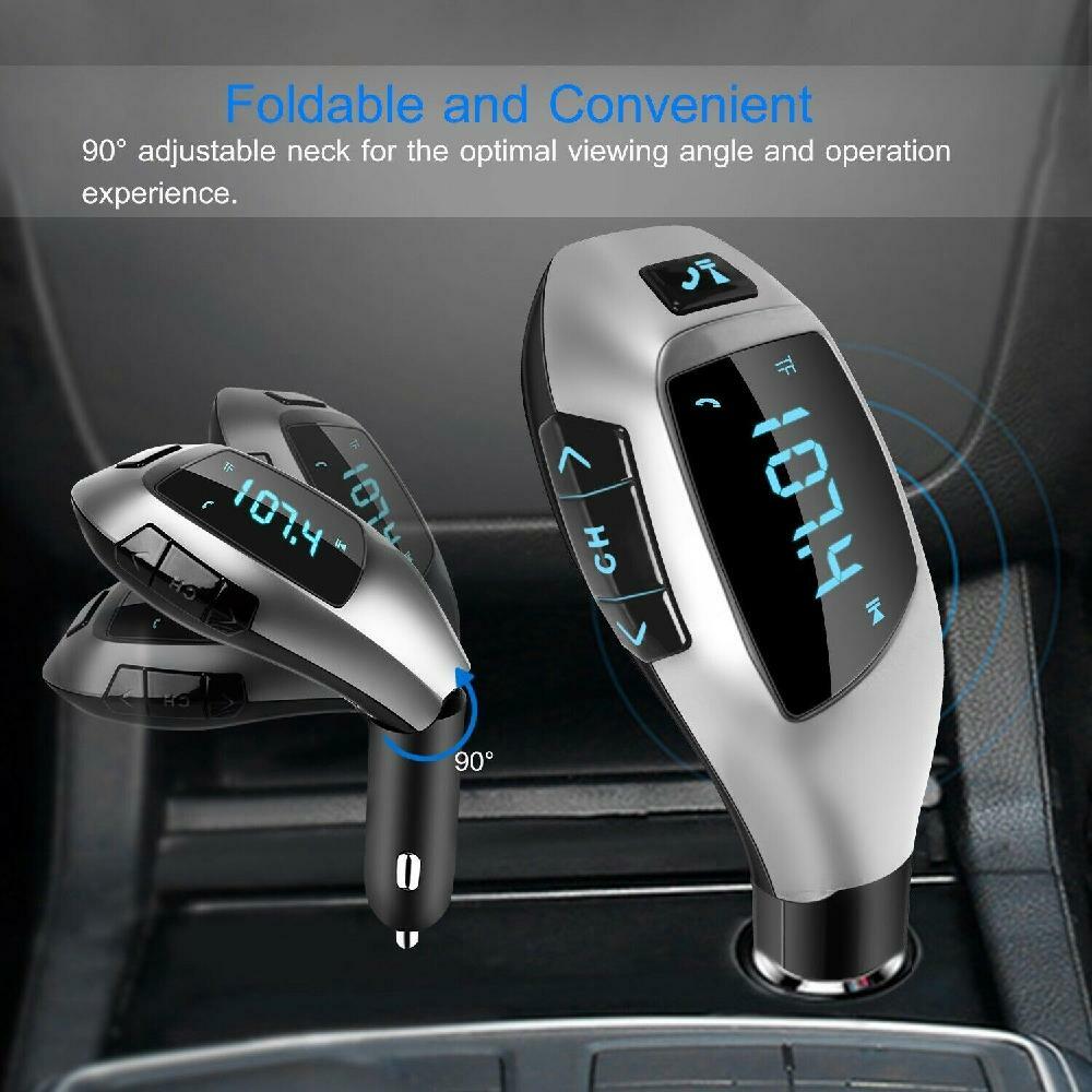 Wireless Bluetooth FM Transmitter Car Kit Handsfree LCD MP3 Player USB Charger