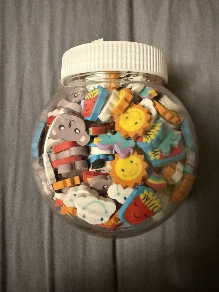 Back To Class Mini Erasers