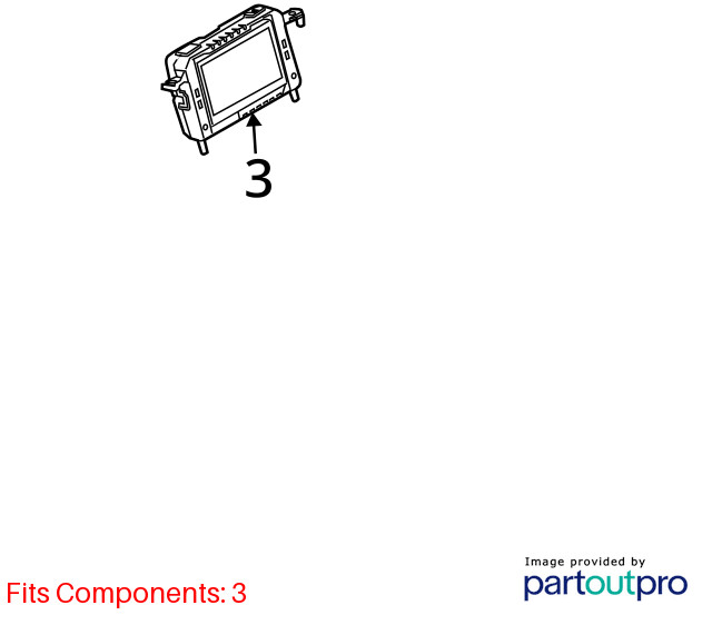 2018 Ford Focus 8.0 Screen Display - Used, No Anti-Theft Code, Reprogram Needed