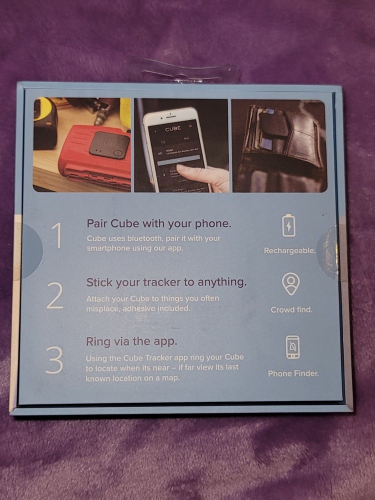 Cube Shadow Bluetooth Tracker Finder Item Locator NEW