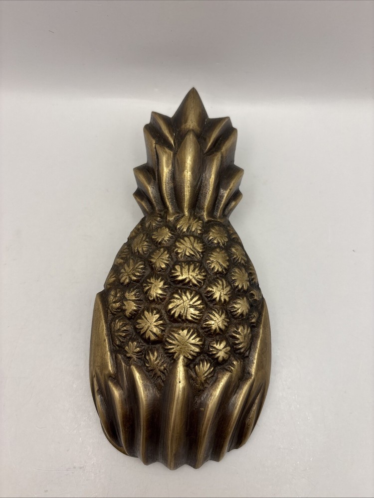 Vintage Solid Brass Pineapple Door Knocker
