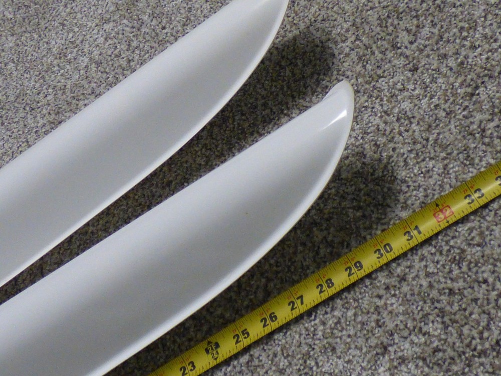 R/C Airplane Lightweight ABS Plastic Floats for Model Floatplanes 32"x4"