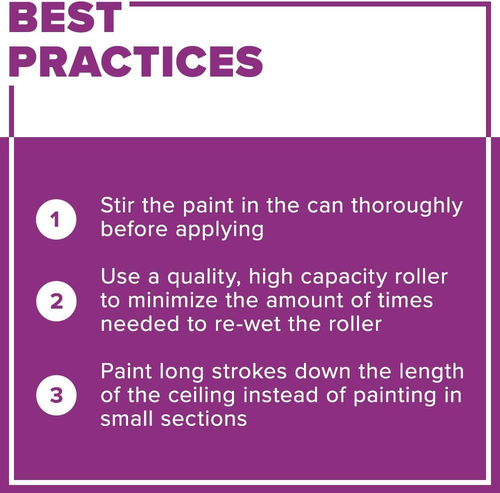 Color-Changing Ceiling Paint, White, 1 Gallon