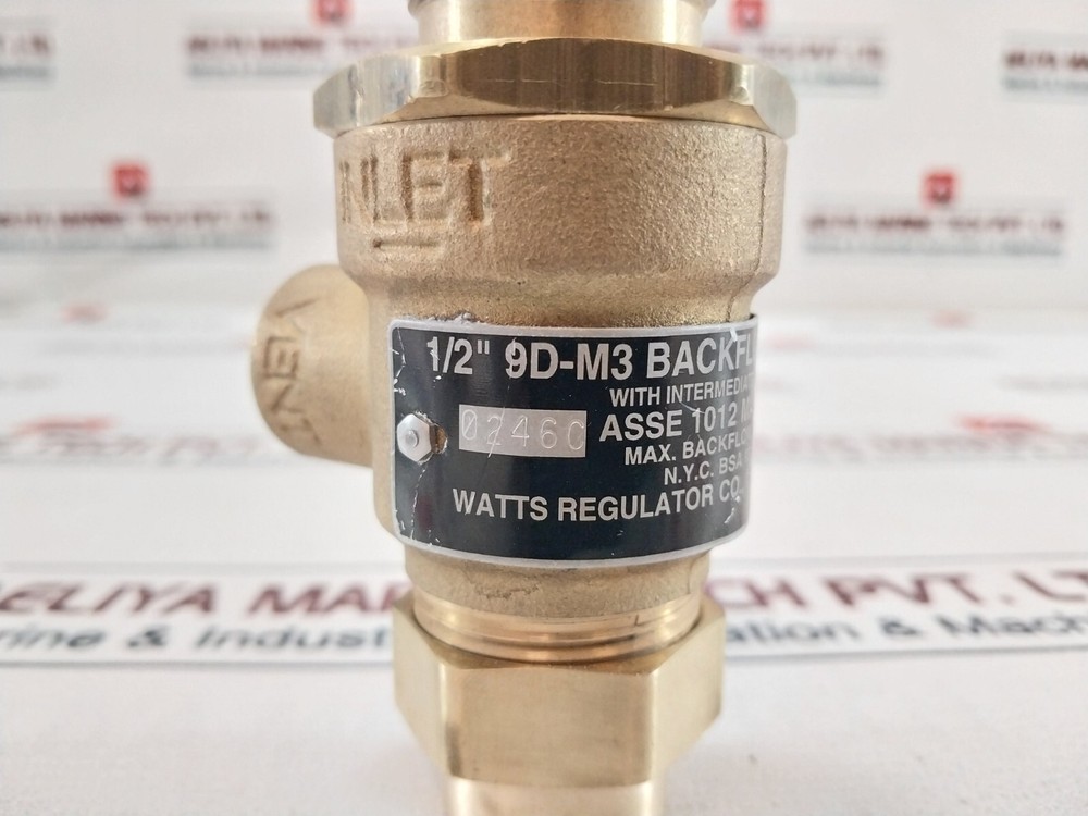 Watts 1/2 Inch 9D-M3 Dual Check Valve Backflow
