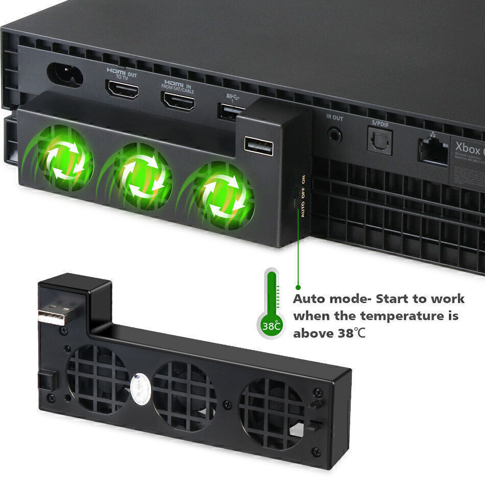 Main engine Rear temperature controlled fan For XBOX ONE X Console Accessories