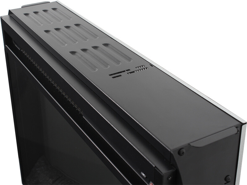 23in Electric Fireplace Insert Heater w/Log Set &Realistic Flame without Control