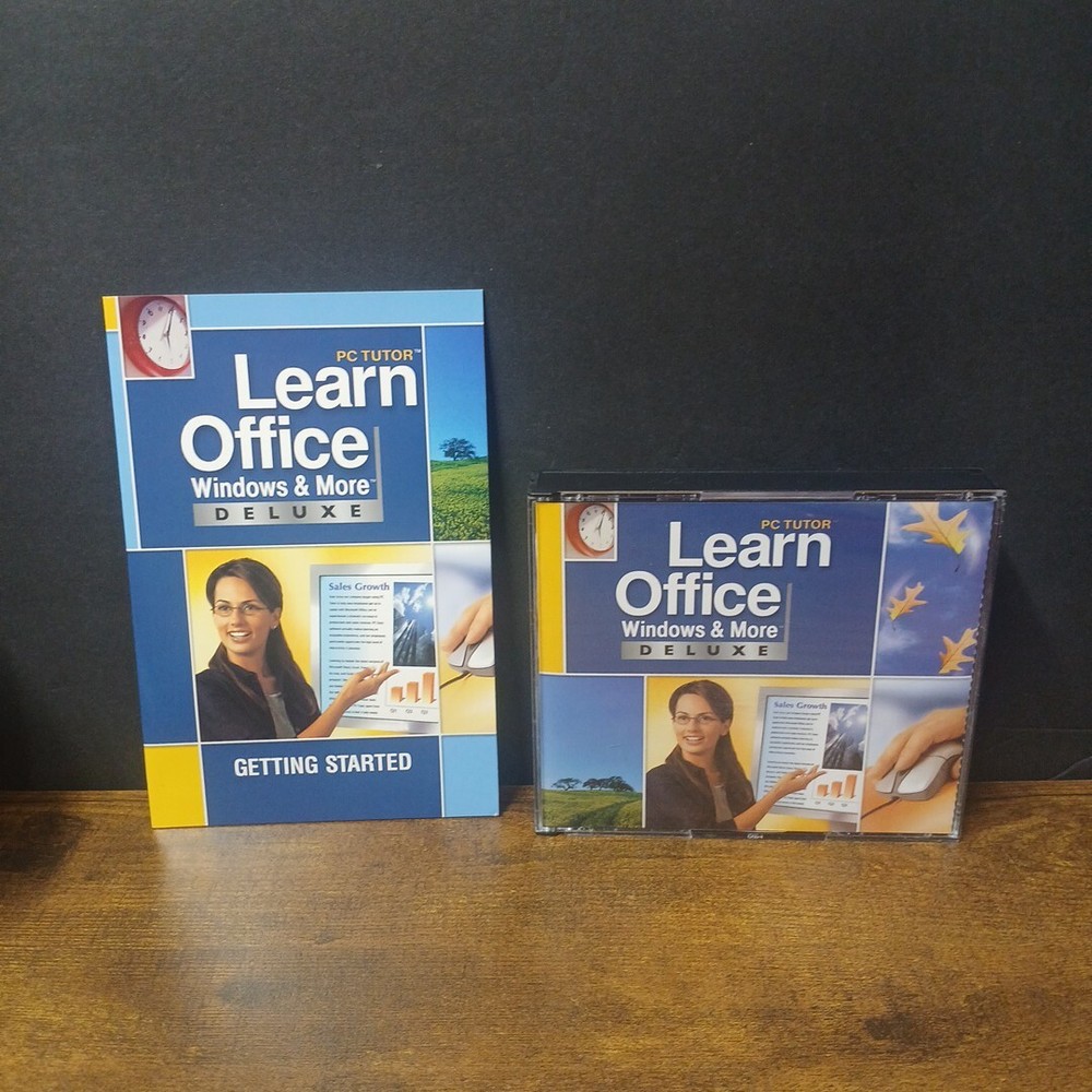 PC Tutor Learn Office Windows & More Deluxe The Complete PC Training Suite, 4-CD