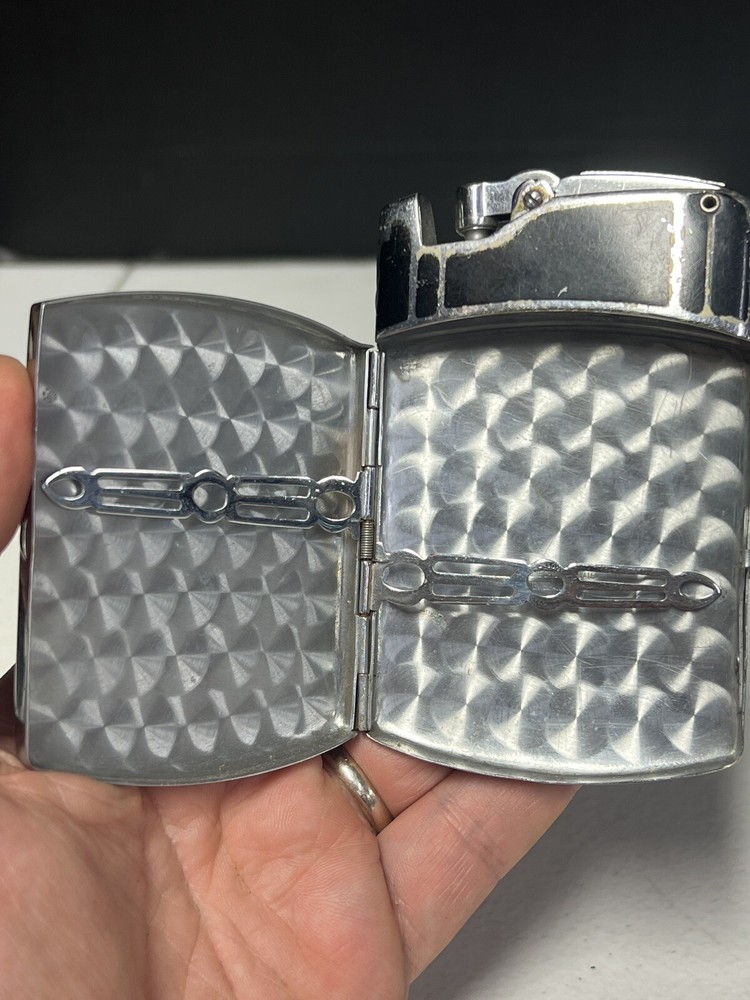 Vintage Ronson Cigarette Case Lighter Combo Untested