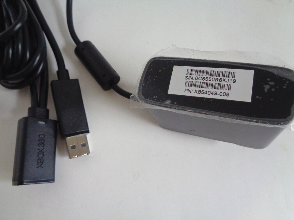 EMPTY BOX Cables & Manual NO SENSOR UNIT - Xbox 360 KINECT Sensor Bar Model 1414