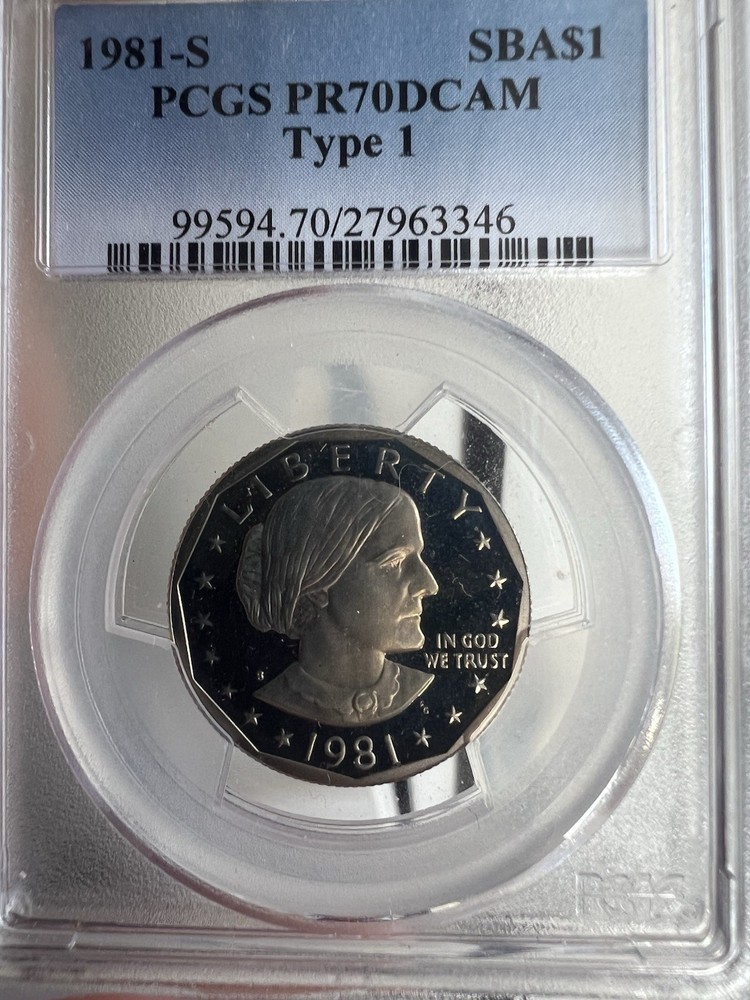 1981-S Proof Susan B. Anthony Type 1 PCGS PR70DCAM