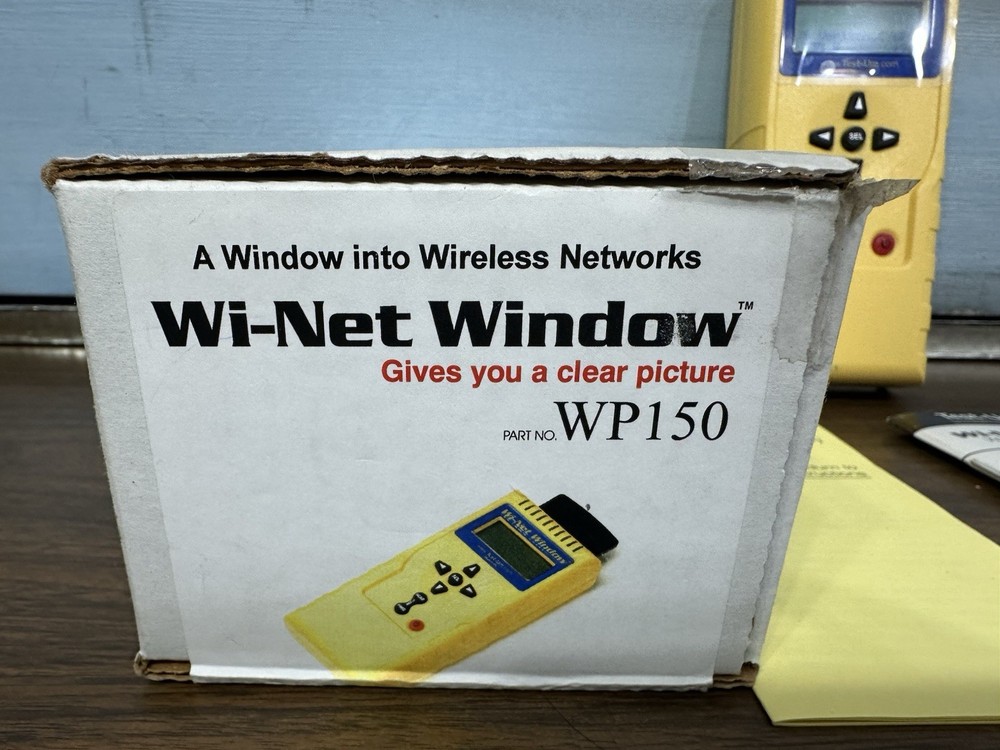 Wi-Net Window Wireless Network Analyzer Scanner Pinger Tester WP150 Test
