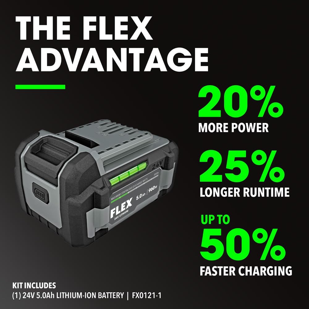 24V 5.0Ah Lithium Ion Battery FX0121-1 FLEX