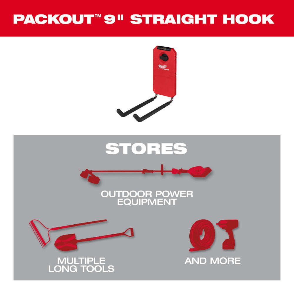 Milwaukee 48-22-8330 9" Reinforced Straight Utility Hook