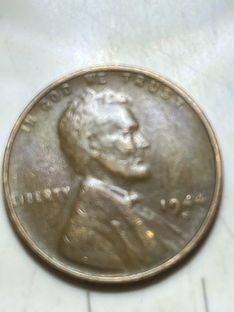 1944 1C RD Lincoln Cent