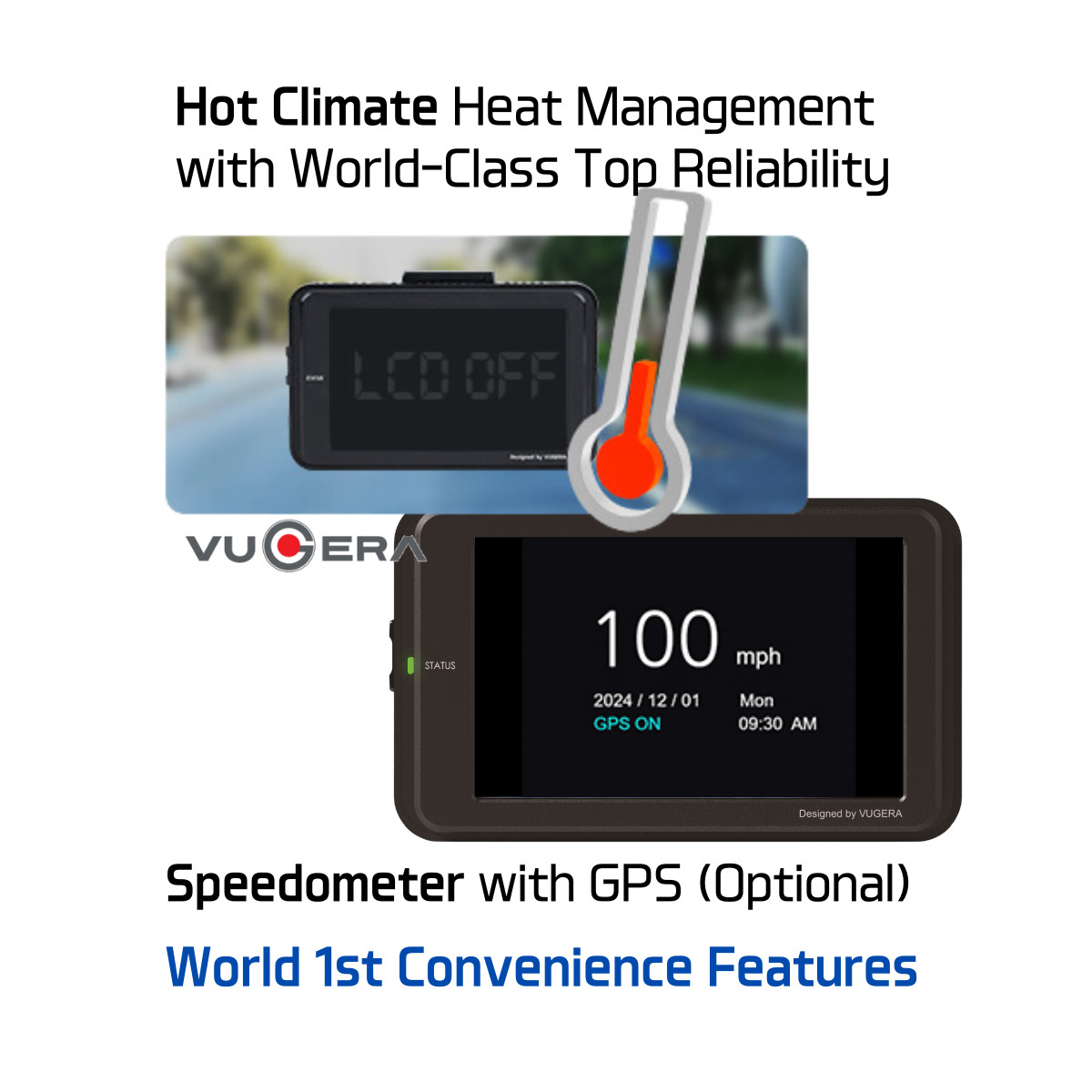 VUGERA SV2 PRO 2.5K+FHD 128GB 2CH STARVIS2 Front and Rear Dual Channel Dashcam