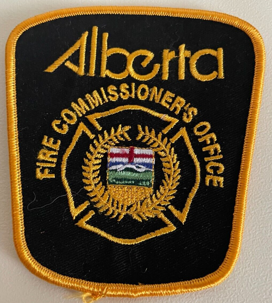 Alberta - Fire Commissioner's Office - Patch - Dark Yellow Trim