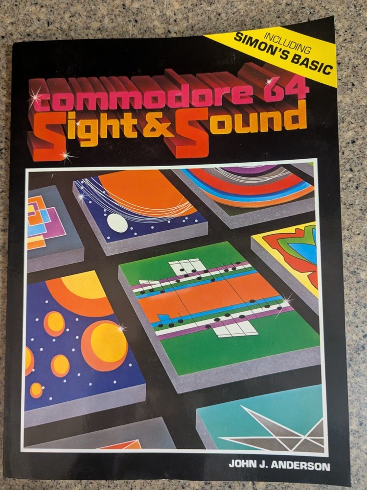 Vtg Commodore 64 Sight & Sound 1984 Computer Manual PB Book Creative Computing