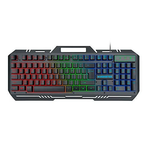 Monster Wired LED Gaming Keyboard - Black