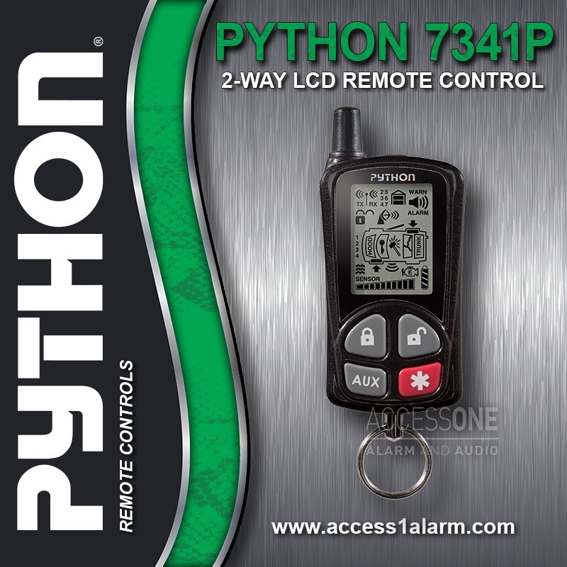 NEW Python 7341P 2-Way LCD Replacement Remote Control For The Viper 5002 3302V