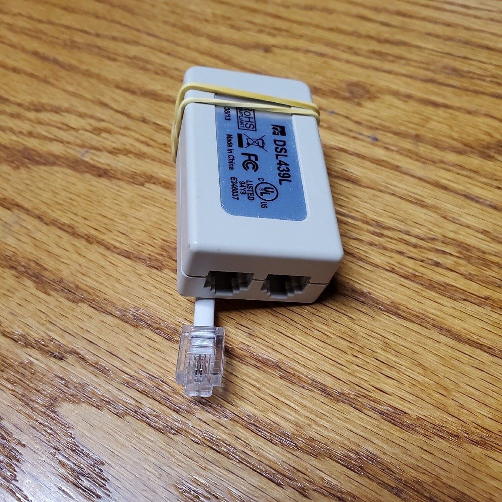 (2) te TE DSL439L PHONE LINE SPLITTERS
