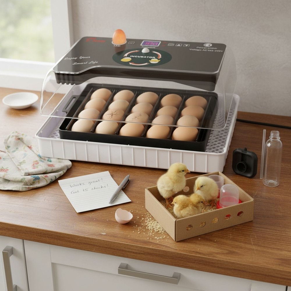 Automatic Egg Incubator for Hatching Eggs: Egg Incubator with Automatic Egg T...