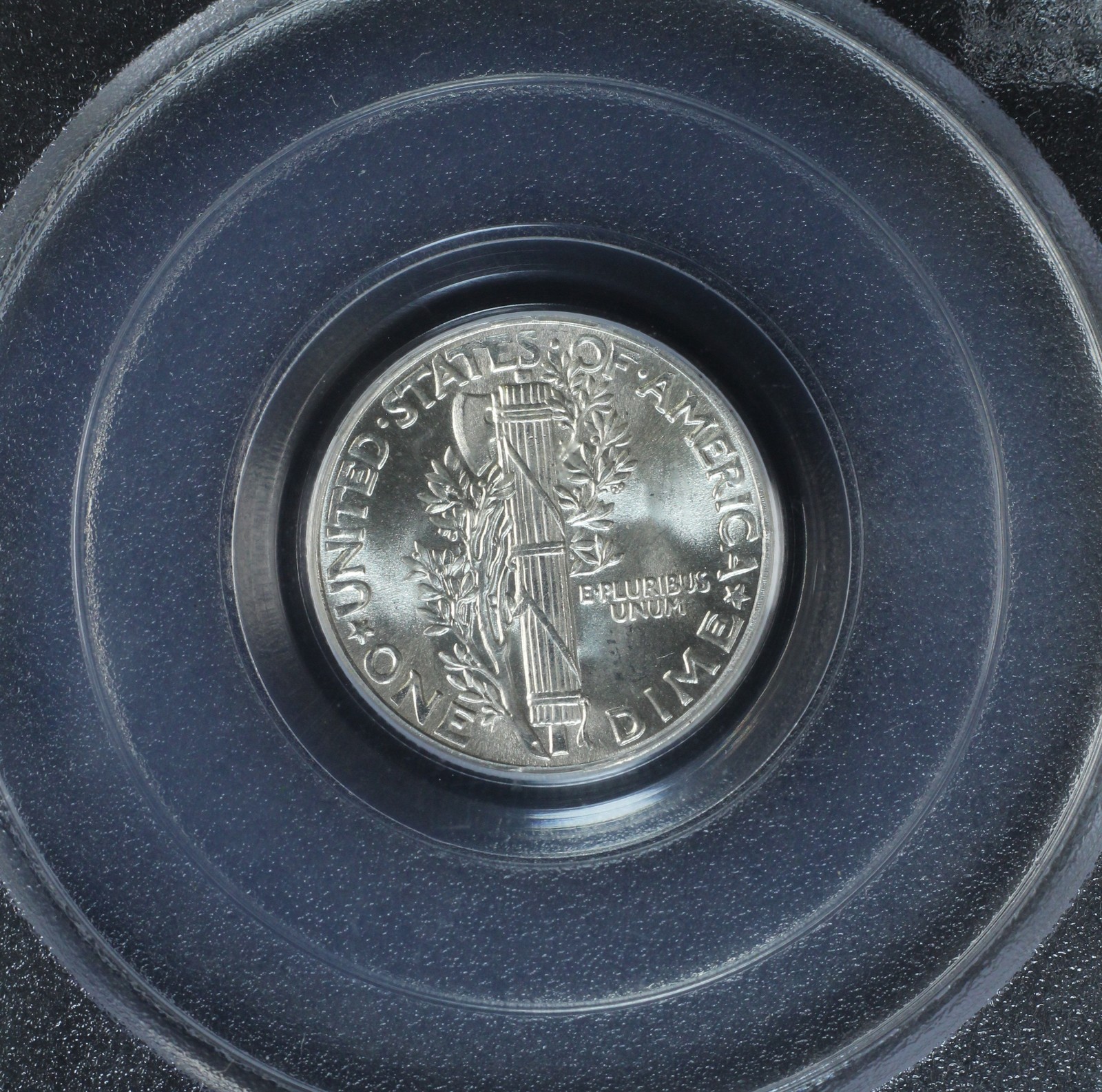 1944 MERCURY DIME 10C PCGS MS66FB - FULL BANDS OGH (PQ162)