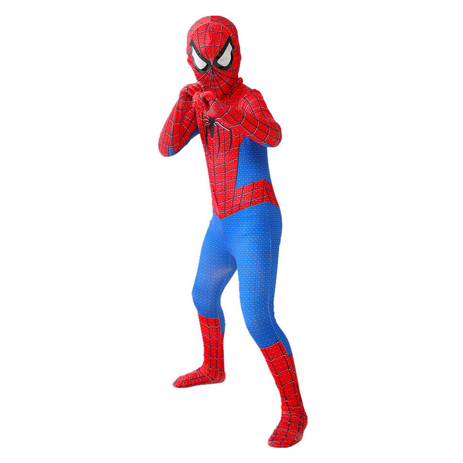 Kids SpiderMan Boy Miles Morales Tobey Maguire Outfits Jumpsuit Cosplay Costume