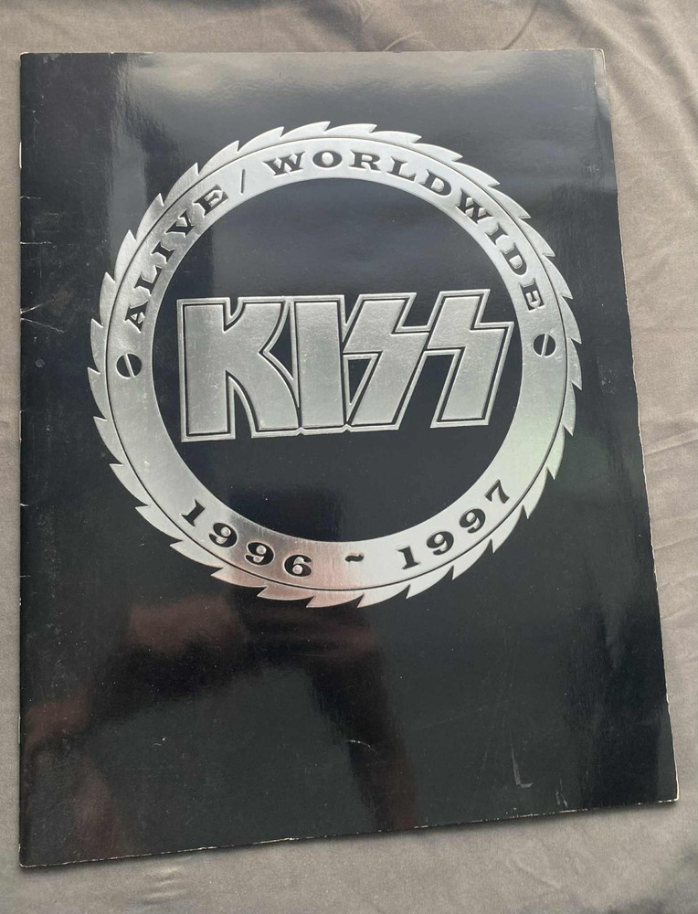 KISS Alive/Worldwide Tour 1996-97 Program featuring the Original members
