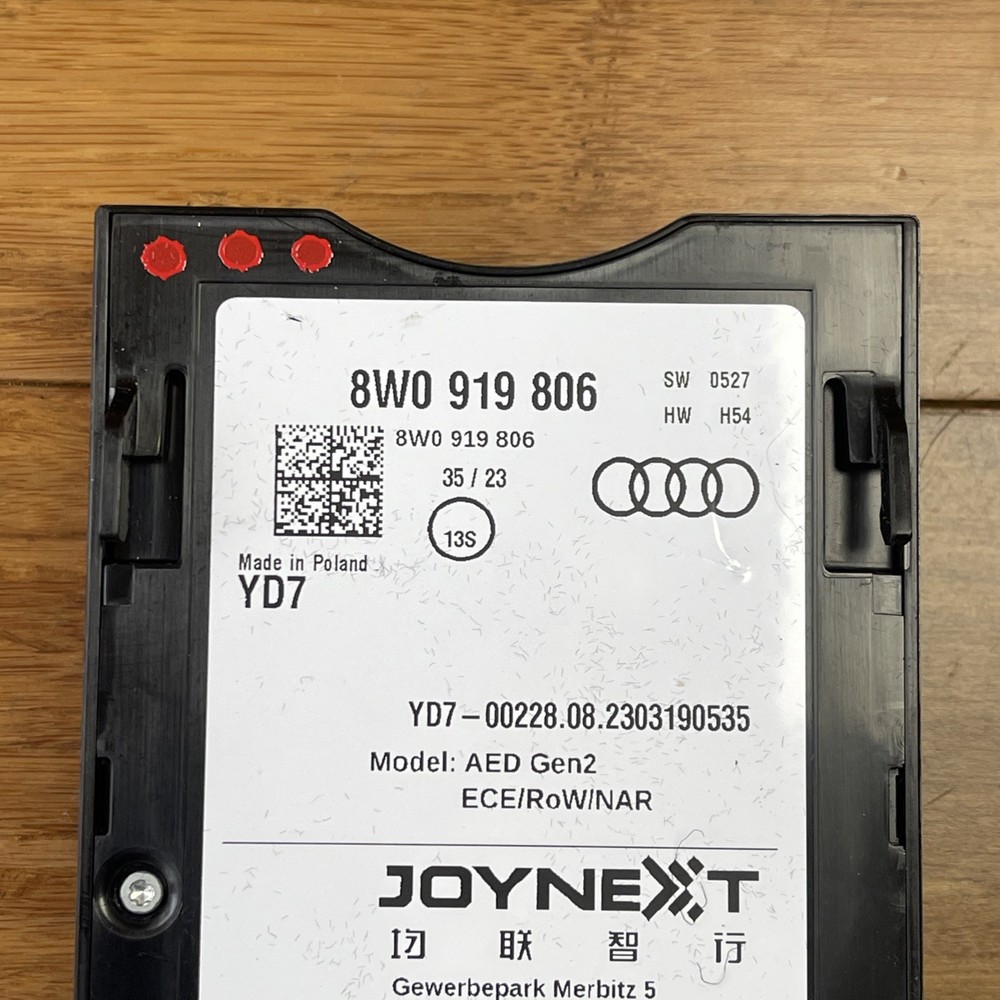 2019-2025 Audi A6 C8 Immobilizer Control Module Reader Unit 2k Miles OEM