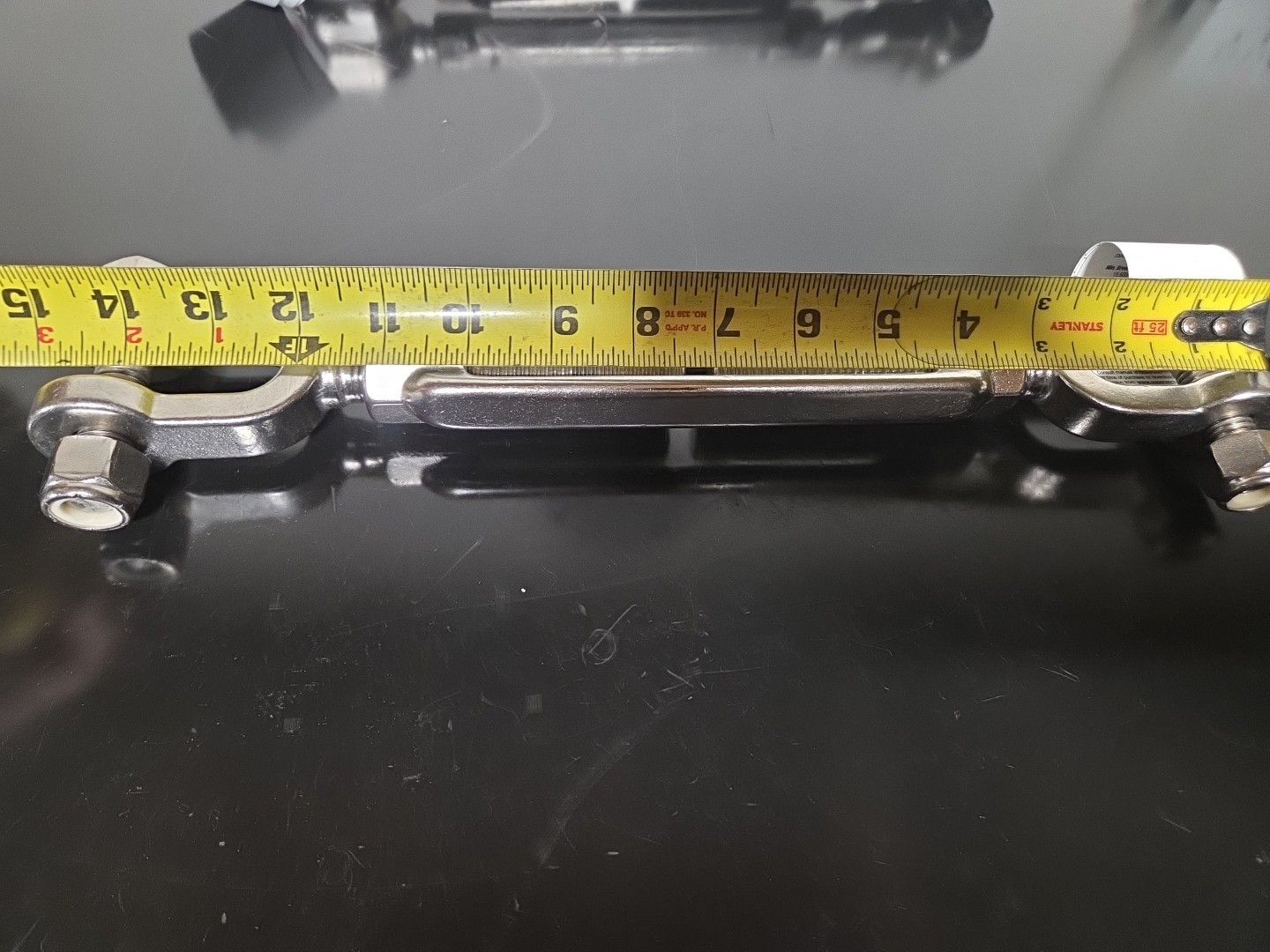 JAW-JAW TURNBUCKLE 1058-S Stainless Steel T316 Mil Spec 3/4" x 6" 5,200 Lbs