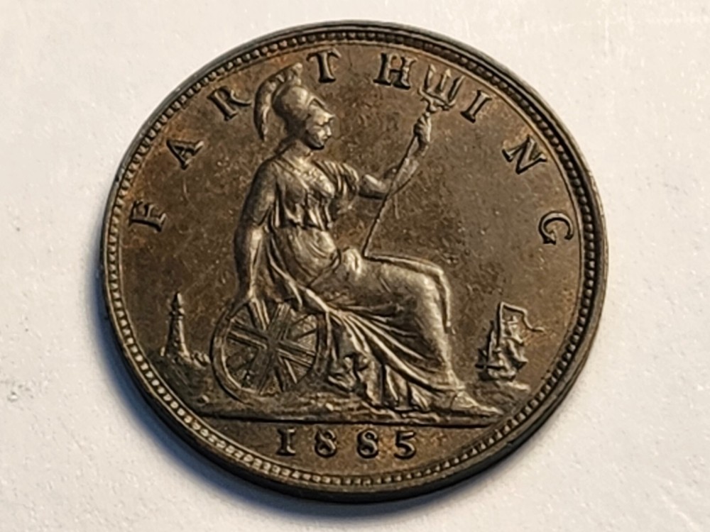 1885 Great Britain Farthing 1160