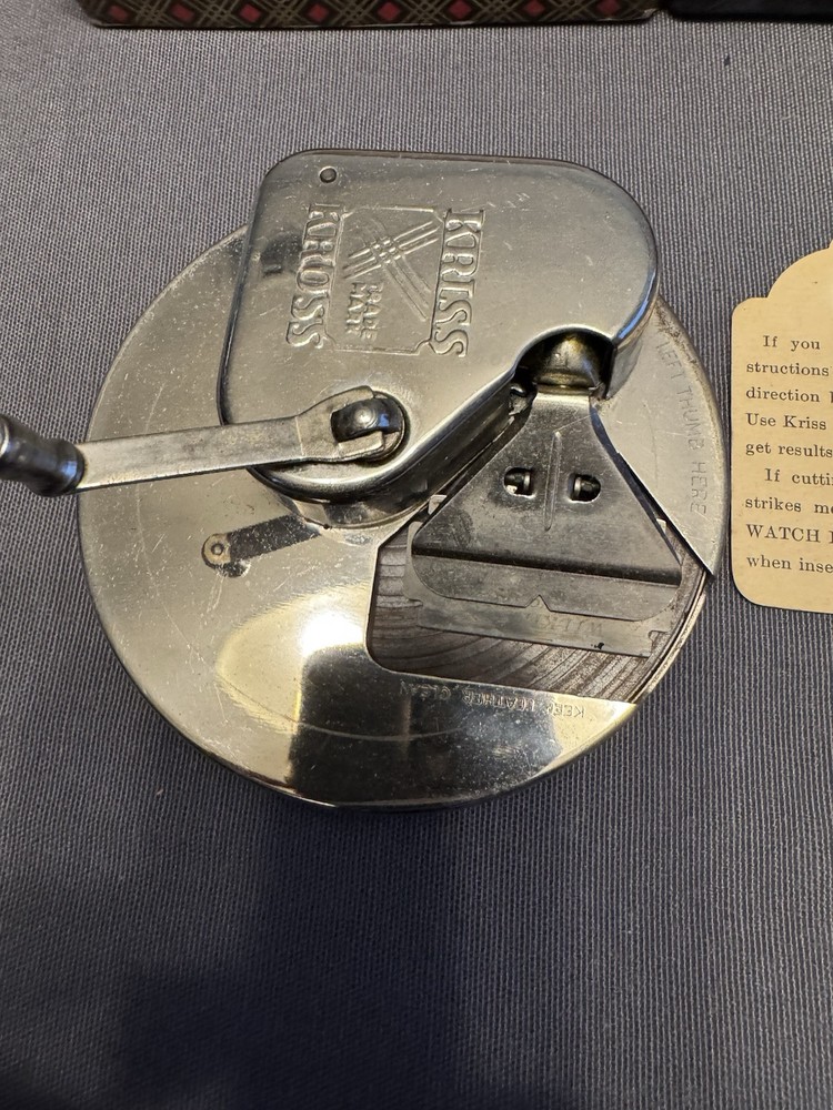 Kriss Kross Stropper Razor Blade Sharpener/Box