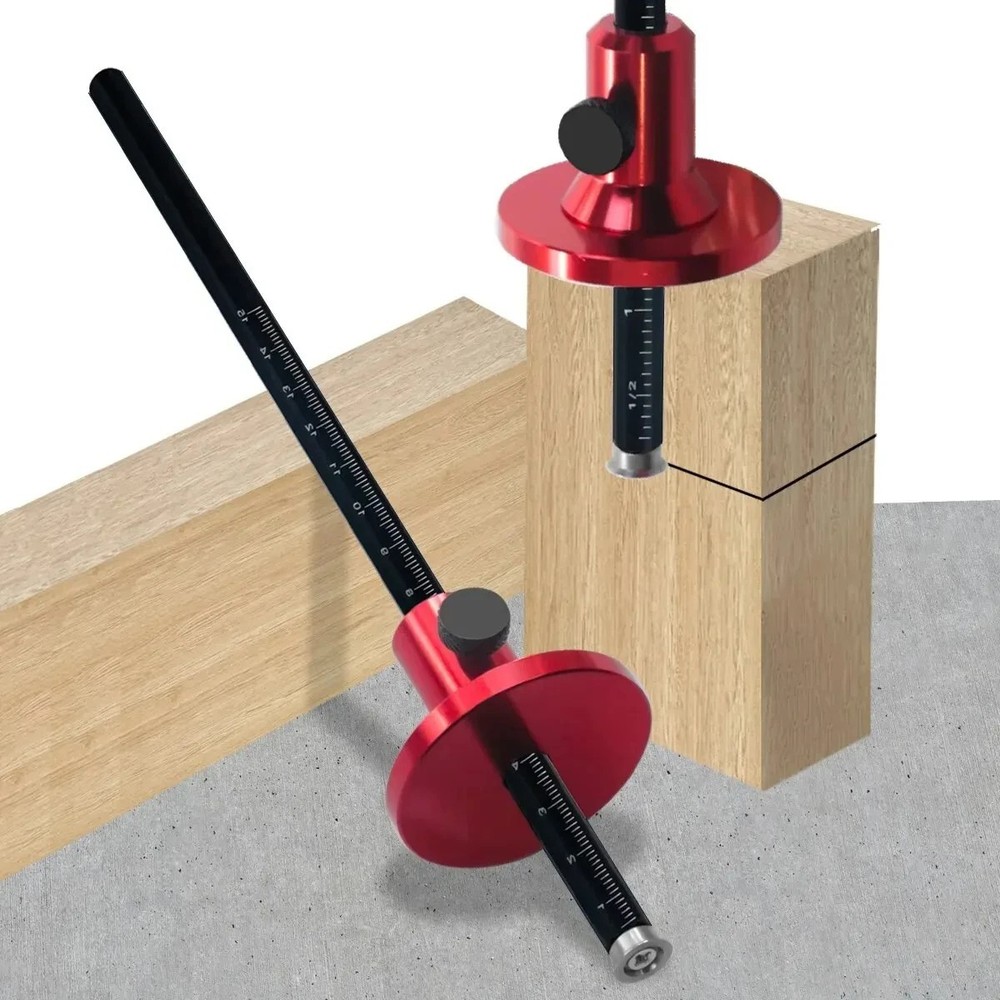 Wheel Marking Gauge Scriber Woodworking Mortise Parallel Scribing Tool New
