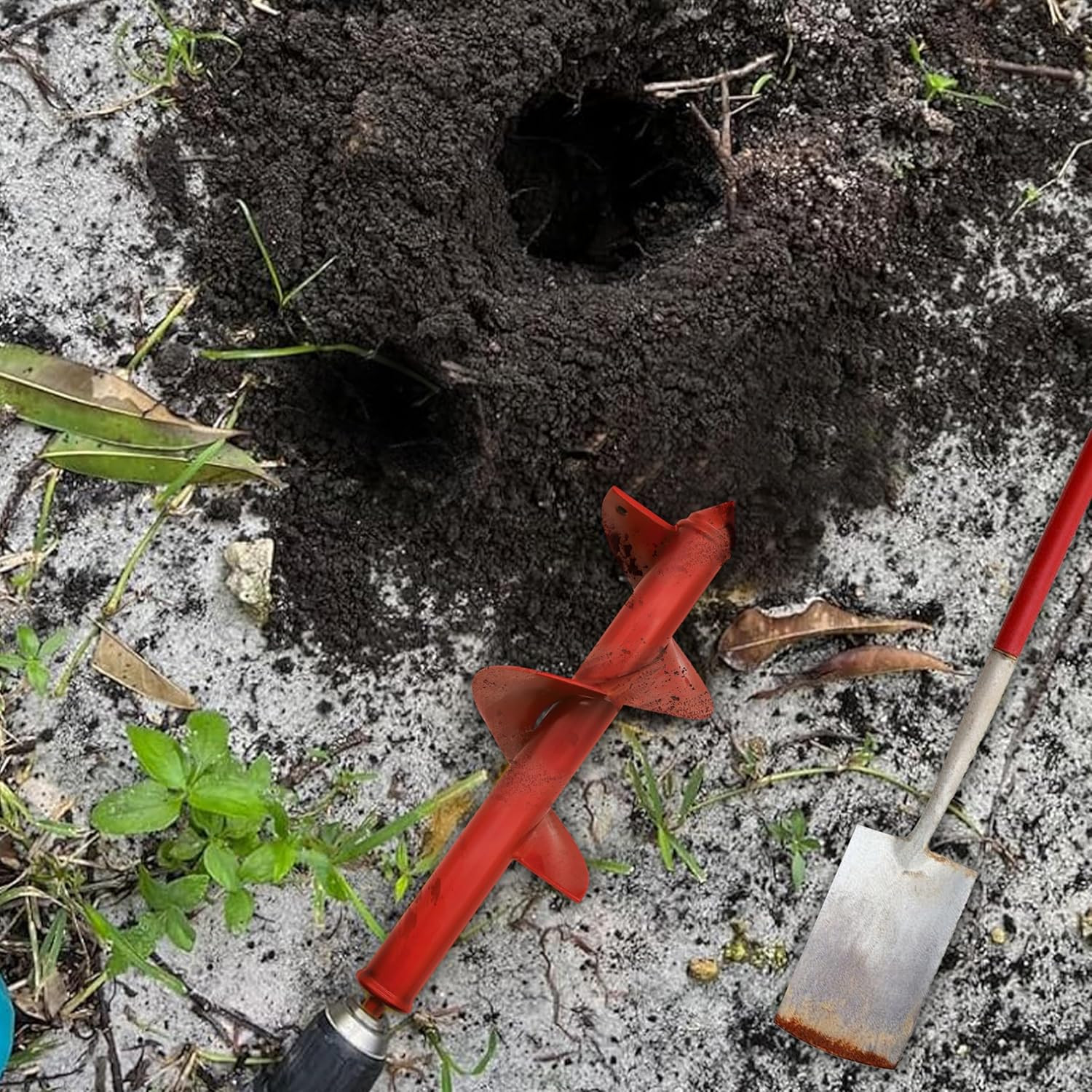 4"X12" Auger Drill Bit for Planting Digging Holes,Garden Plant Flower Bulb Auger