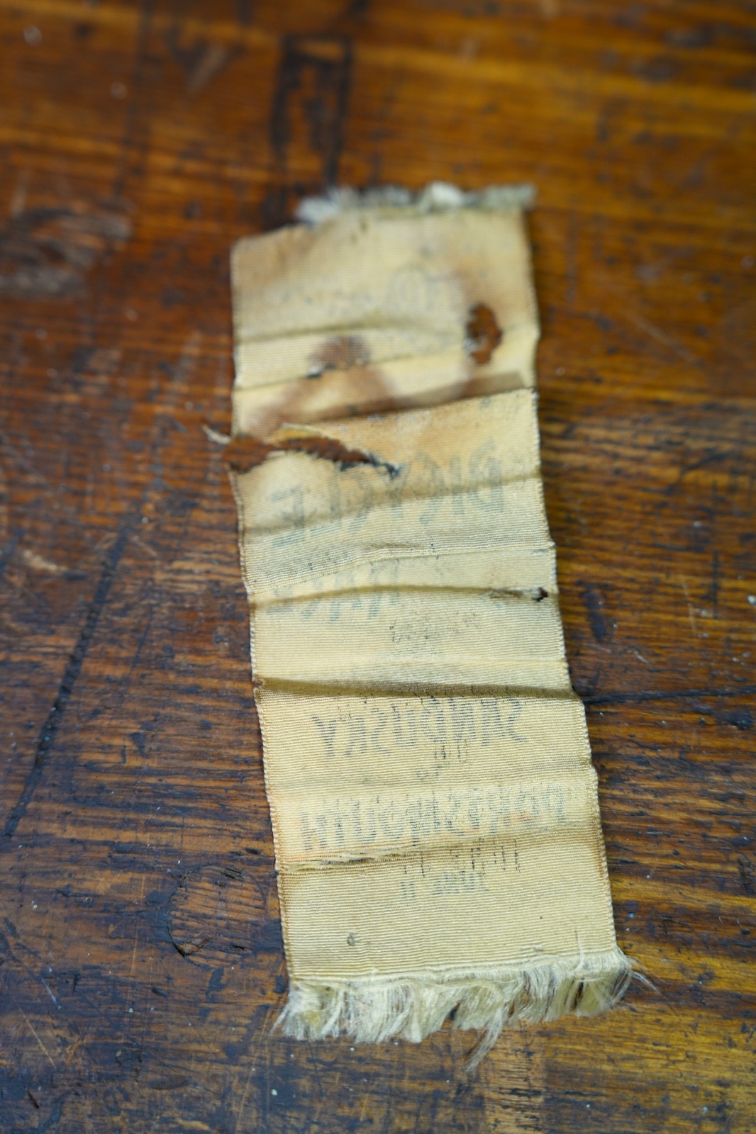 Antique 1800's High Wheel Bicycle Race Gold Pinback Award 1st Place Mansfield OH