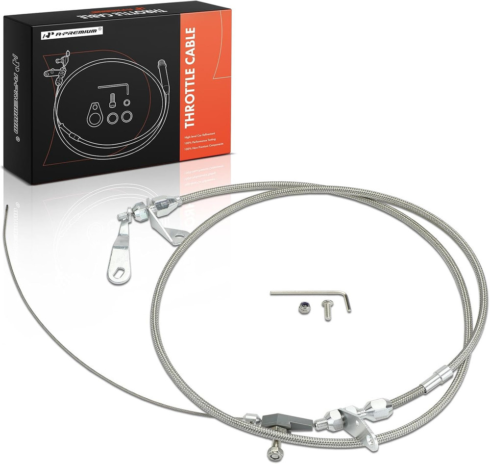 Transmission Kick down Cable Kit - Compatible with Ford C-4 C4 Transmissions - B