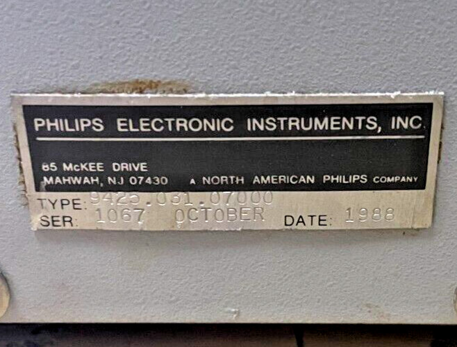 Philips Electronic Instruments Shutter Control Type 9425.031.07000 for XRD,X-Ray