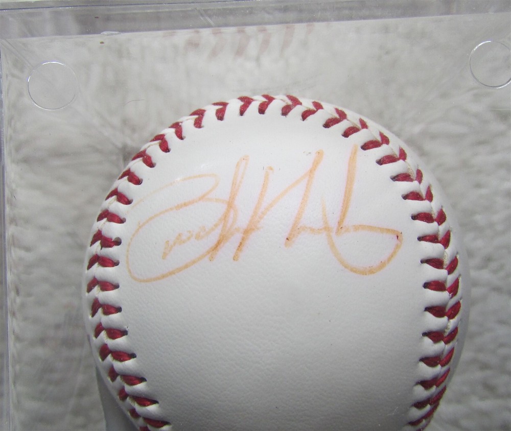 BUTCH HUSKEY SEATTLE MARINERS SIGNED MLB BASEBALL 1999