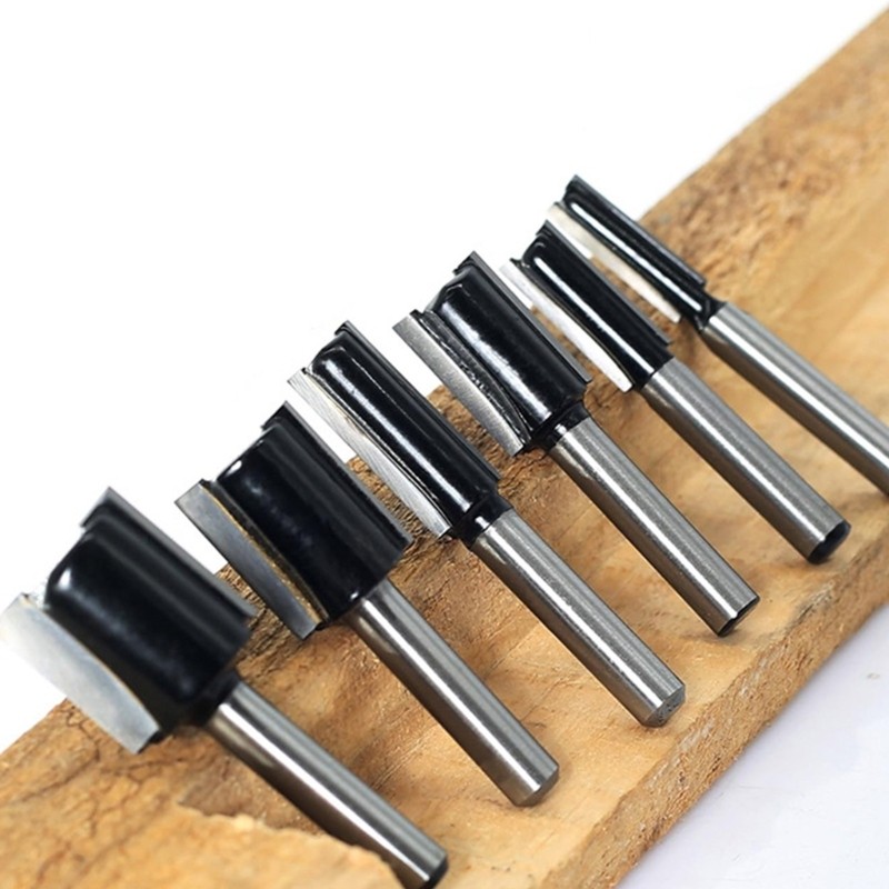 6pcs Multipurpose Double Edged Milling Cutters Set for Composite and Craft