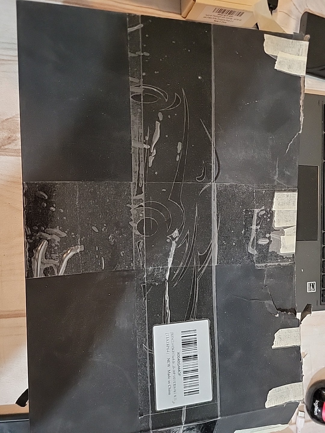 6+128GB 13 inch Double Din Touch Screen Android Car Stereo with Front (READ)