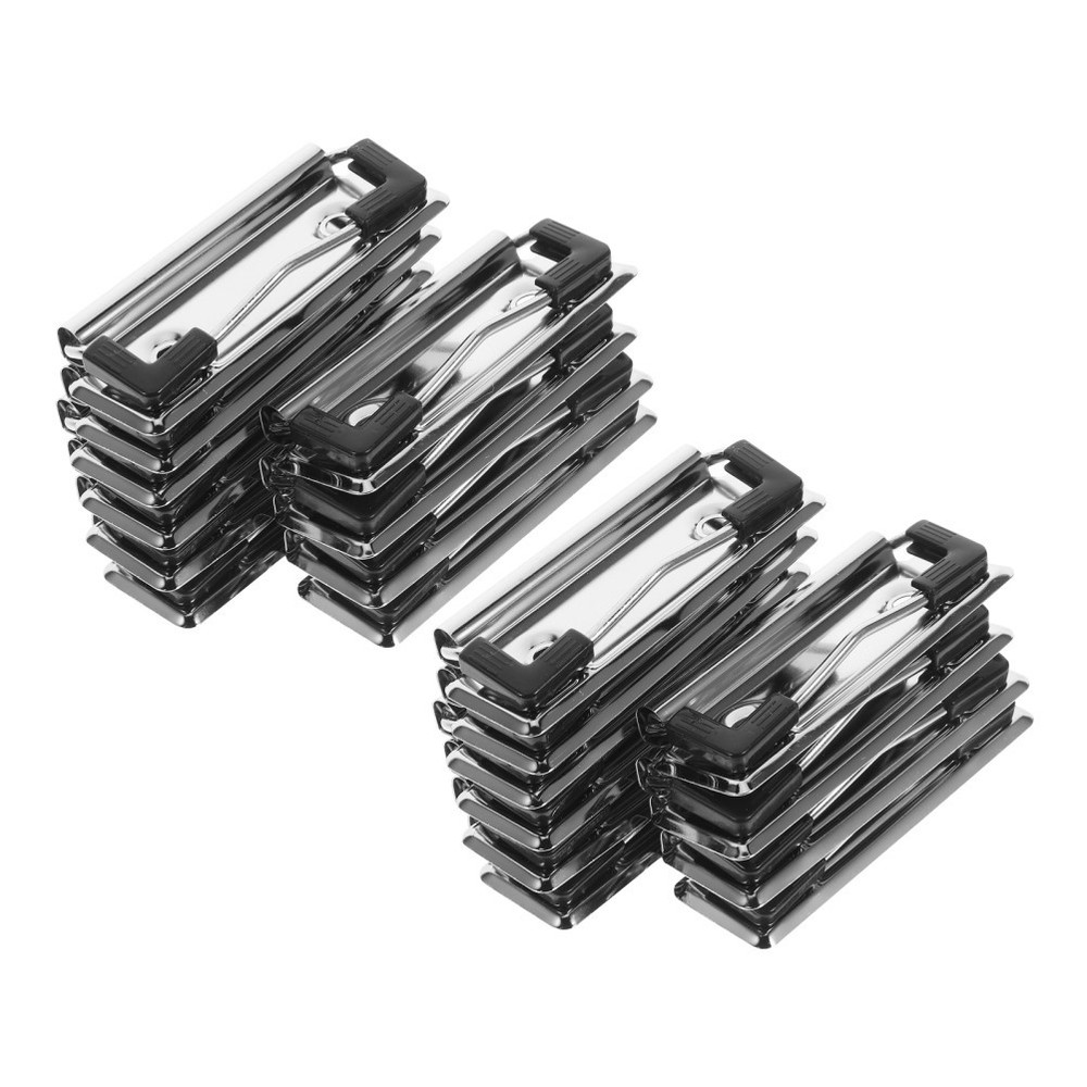 30 Pcs Clipboard Clips Mountable Clipboards Replacements for Office