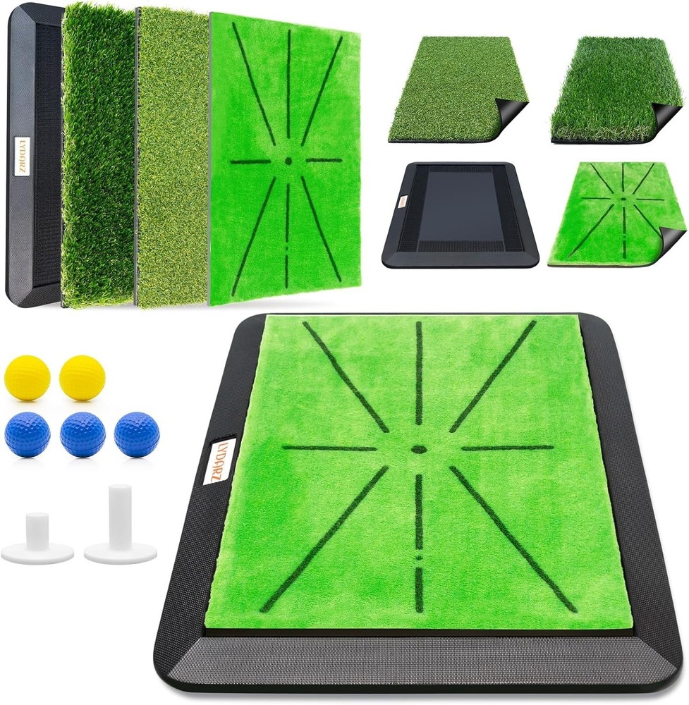 Versatile Golf Training Mat with Quick Feedback - Perfect for Indoor & Outdoor
