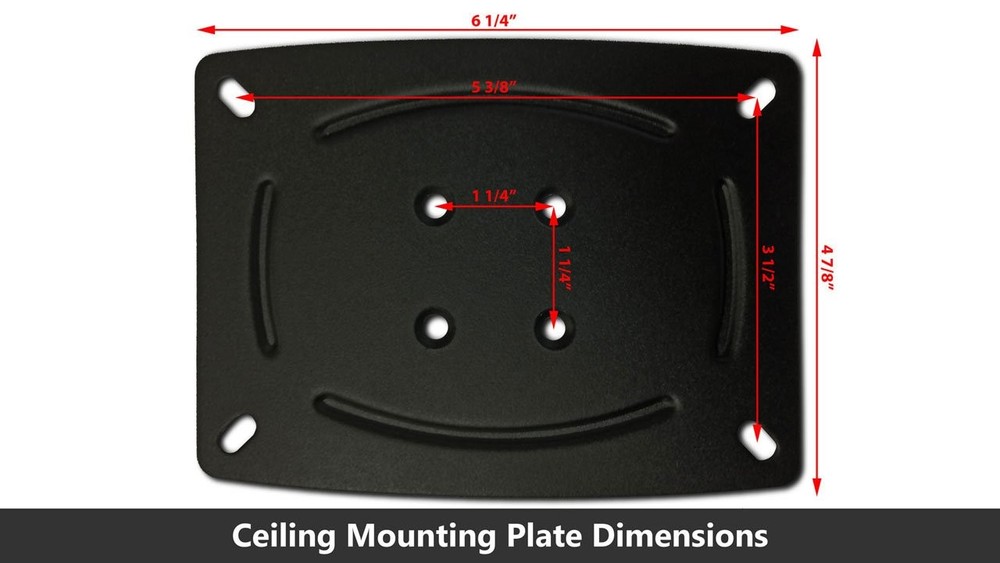 STR-MOUNTSB 3 inch Low Profile Universal LCD/DLP Projector Mount Ceiling