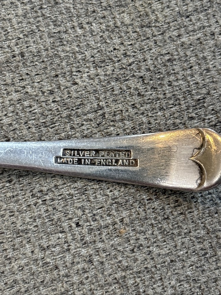 Vintage Small Cream Ladle 4.75” Silver Plate Made in England