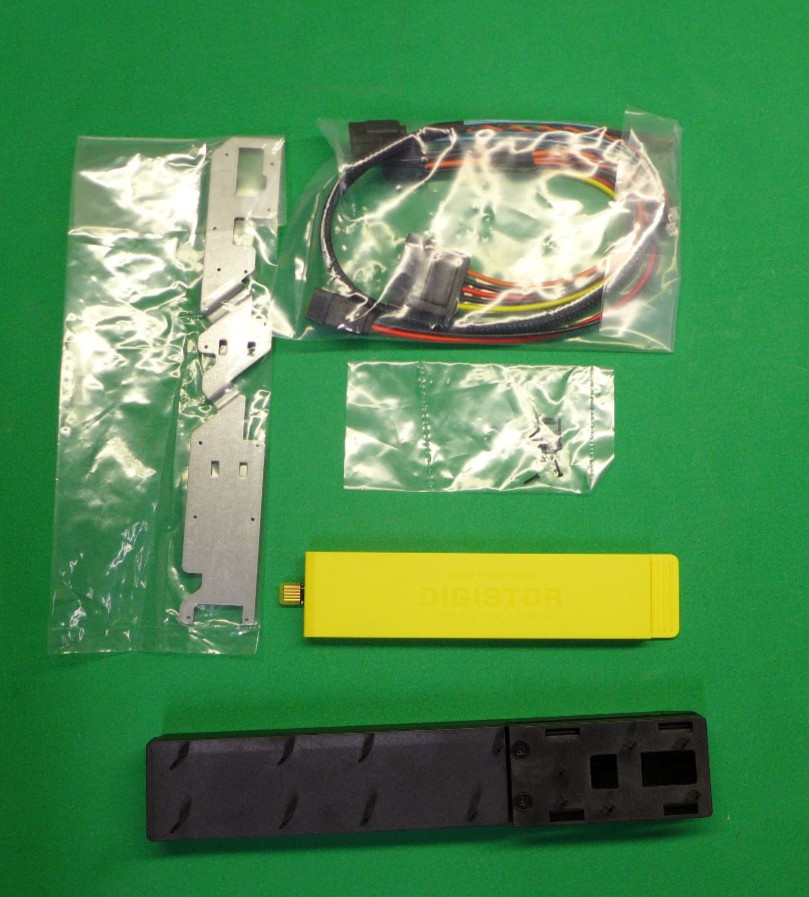 NEW Digistor 256GB SSD w/Locking Mount Bracket & Cable Kit YXDV5