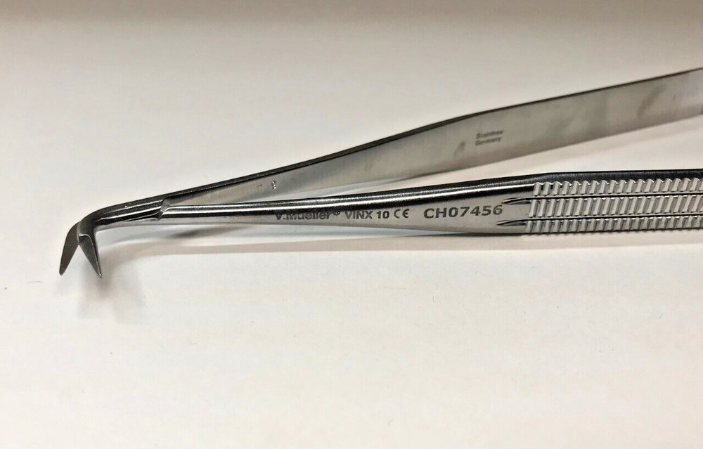 V. Mueller CH07456 Jacobson Spring-Handled Scissors, 90º Angled, 6.5"