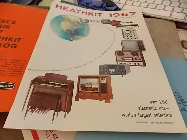 1967 HEATHKIT ELECTRONICS CATALOG W MAILING ENVELOPE