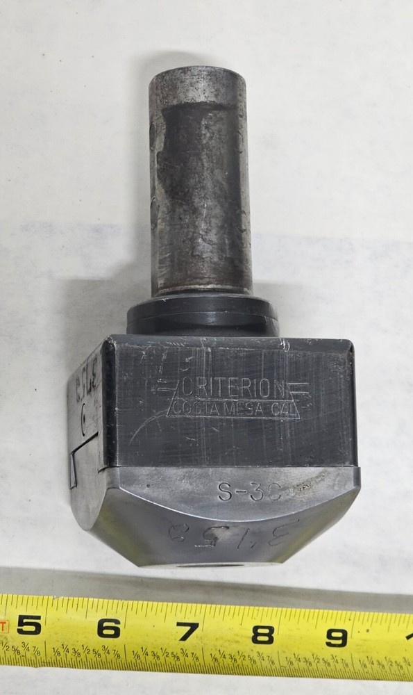 CRITERION S-3C ADJUSTABLE BORING HEAD SHANK 1-1/4" SHANK