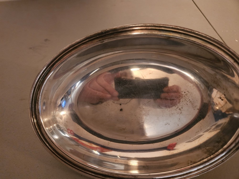 Reed & Barton Oval Serving Bowl with Lid